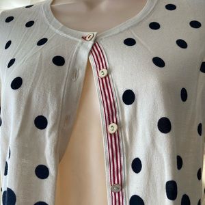Talbots small poke a dot light weight sweater